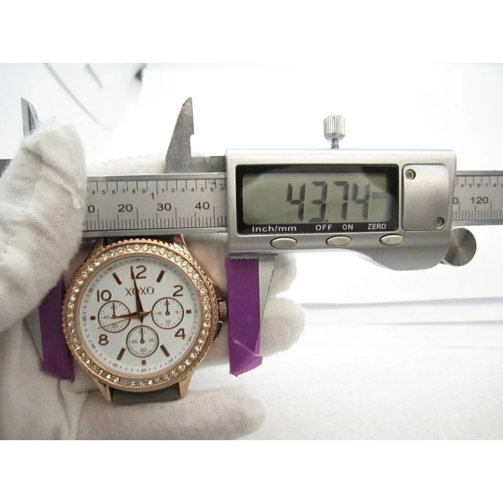 Women XOXO Quartz WR Analog 43mm Dial‎ Causal Round Watch (G528)